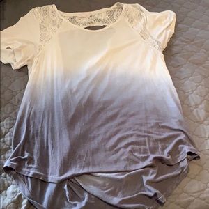 Coco + jaimeson ombré top with open back